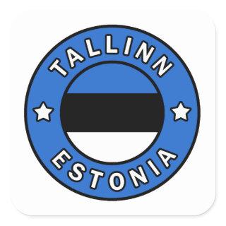 Tallinn Estonia Square Sticker