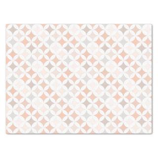 Tan Geometric Diamond Circles  Tissue Paper