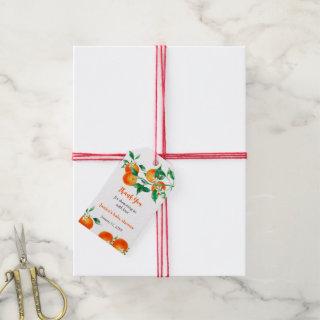 Tangerine Baby Little Cutie Gift Tags