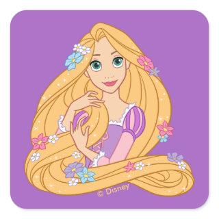 Tangled in Bloom Square Sticker