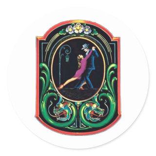 Tango design! Tango Art! Classic Round Sticker