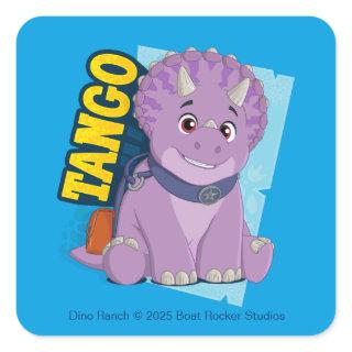 Tango | Dino Ranch Square Sticker