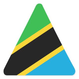 Tanzania – Tanzanian Flag Triangle Sticker