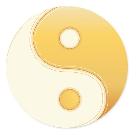 Taoism Symbol  Classic Round Sticker