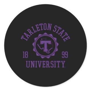 Tarleton State Texans Stamp 1899 Classic Round Sticker