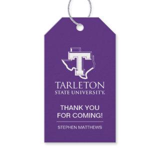 Tarleton State University Logo | Purple T Texas Gift Tags