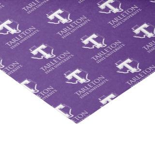 Tarleton State University Logo | Purple T Texas Tissue Paper