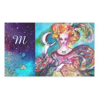 TAROTS OF THE LOST SHADOWS /THE MOON LADY Monogram Rectangular Sticker