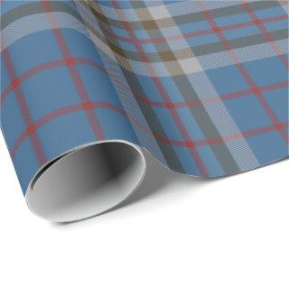 Tartan Clan Thompson Plaid Blue Grey Check