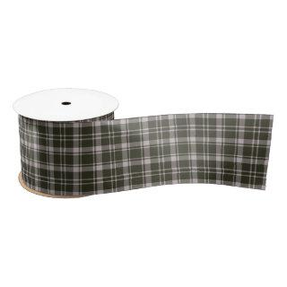 Tartan Plaid Farmhouse Green Satin Ribbon