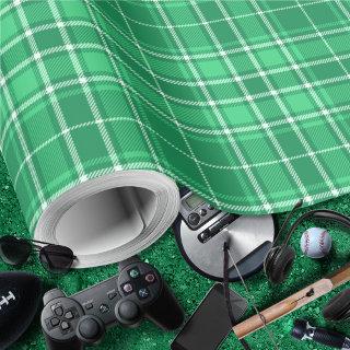 Tartan - Vibrant Dark Green to Light Green