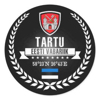 Tartu Classic Round Sticker