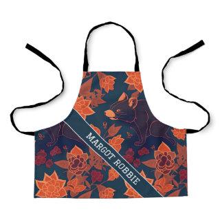 Tasmanian Devil Retro Colorful Pattern Apron