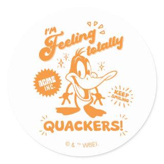 Tasty Retro DAFFY DUCK™ Classic Round Sticker