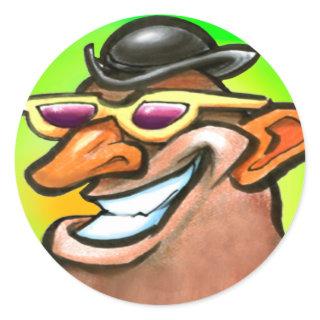 Tater Head Classic Round Sticker