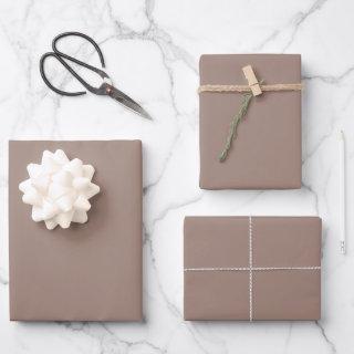 Taupe Solid Color  Sheets