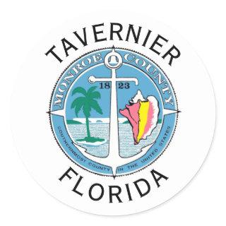 Tavernier - Florida Keys Classic Round Sticker