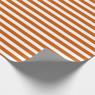 Tawny White Simple Horizontal Striped