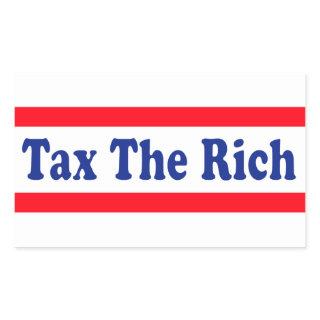 Tax the Rich! Rectangular Sticker