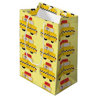 Taxi Design Medium Gift Bag