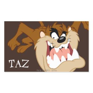 TAZ™ Evil Grin Rectangular Sticker