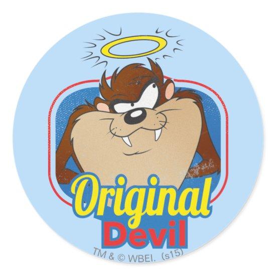 TAZ™ Original Devil Classic Round Sticker