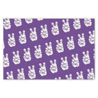 TCU Horned Frogs Hand Symbol Tissue Paper