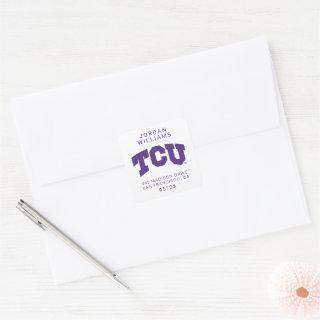 TCU SQUARE STICKER