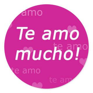 Te Amo Sticker