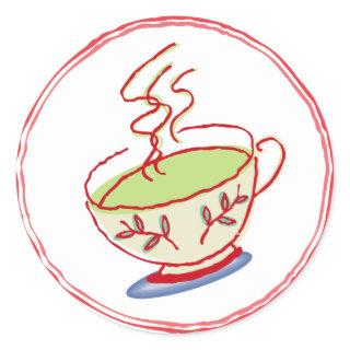 Teacup stickers