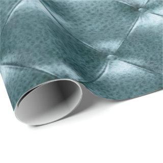 Teal Aquatic Luxury Opulent Tufted Leather VIP