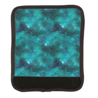 Teal Galaxy Series Design  Luggage Handle Wrap