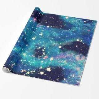 Teal Nebula and Stars