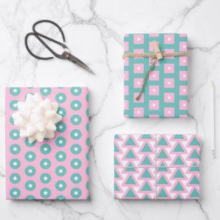 Teal, Pink and White   Sheets