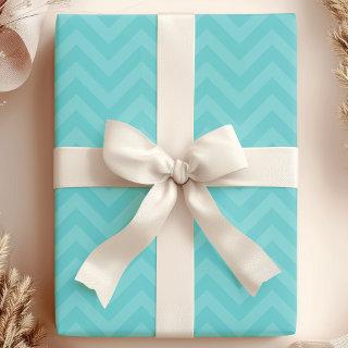 Teal Zigzag Modern Chic
