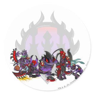 Team Darigan Citadel Group Classic Round Sticker