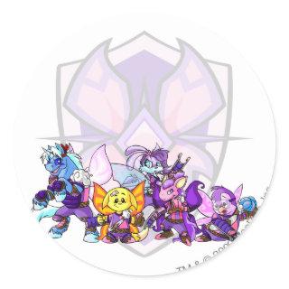 Team Faerieland Group Classic Round Sticker