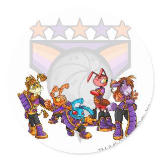 Team Kreludor Group Classic Round Sticker