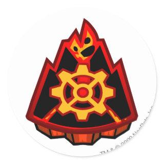 Team Moltara Logo Classic Round Sticker