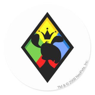 Team Roo Island Logo Classic Round Sticker