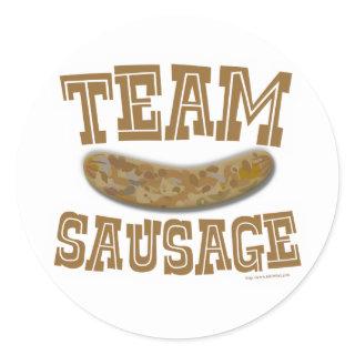 Team Sausage Classic Round Sticker