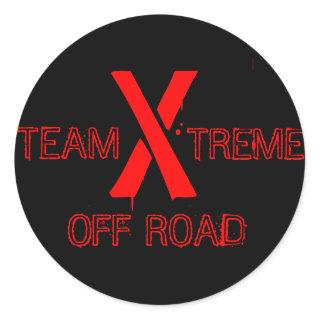 team xtreme classic round sticker