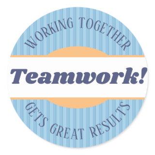 Teamwork great job employee recognition stickers