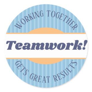 Teamwork great job employee recognition stickers