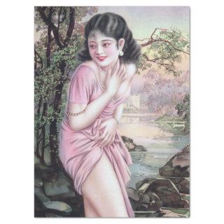 Tease in Stream Oasis by Shanghai China Girl Tissue Paper