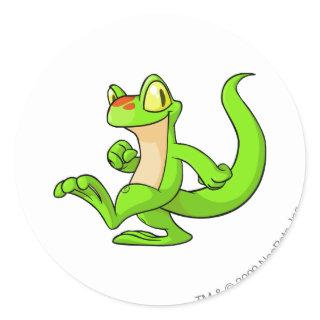 Techo Green Classic Round Sticker
