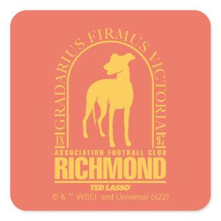 Ted Lasso | AFC Richmond Gold Arched Logo Square Sticker