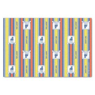 Ted Lasso | AFC Richmond Logo Stripe Pattern Tissue Paper