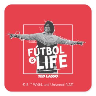 Ted Lasso | Dani Rojas Fútbol is Life Square Sticker
