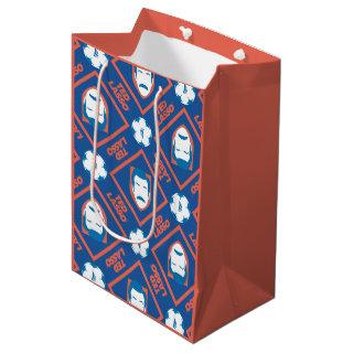 Ted Lasso | Face and Ball Diamond Pattern Medium Gift Bag
